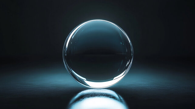 水晶球倒影