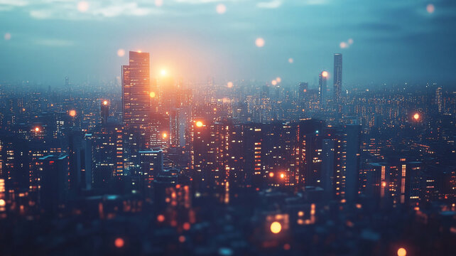 橙色科技城市