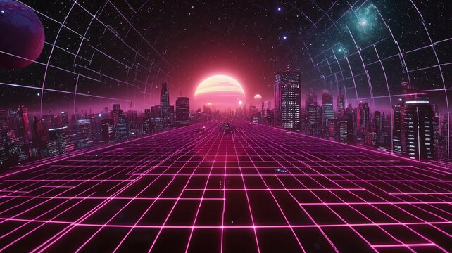 霓虹燈景觀