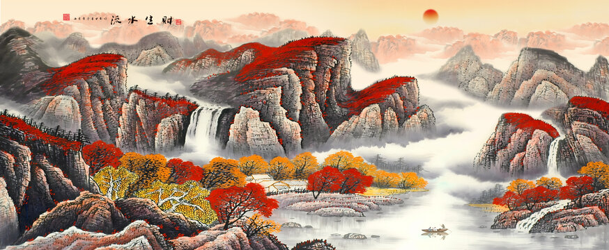國(guó)畫(huà)山水