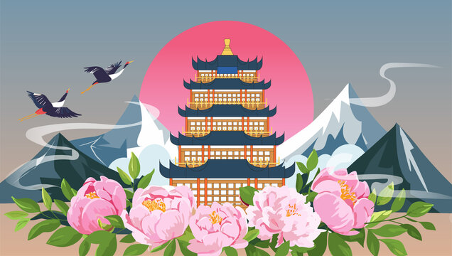 黃鶴樓山水圖