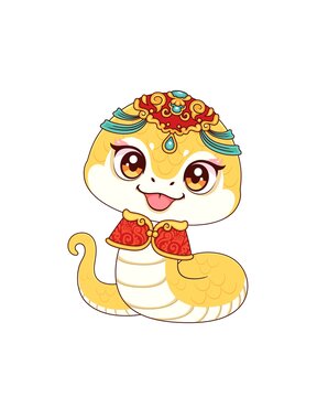 中國(guó)傳統(tǒng)卡通蛇