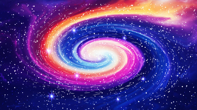 絢麗旋渦星空頂