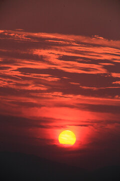 夕陽太陽