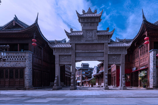 宜賓合江街仿古建筑