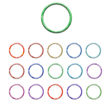 五顏六色翡翠手鐲