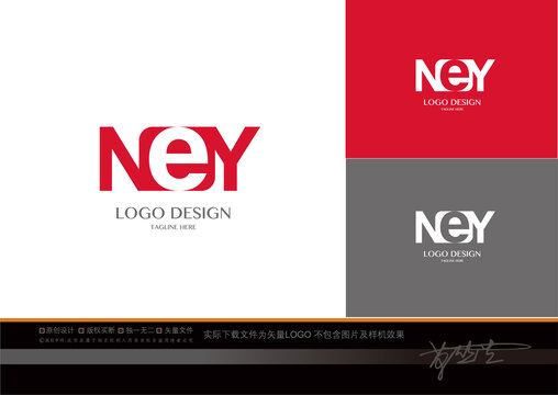 NEY字母LOGO