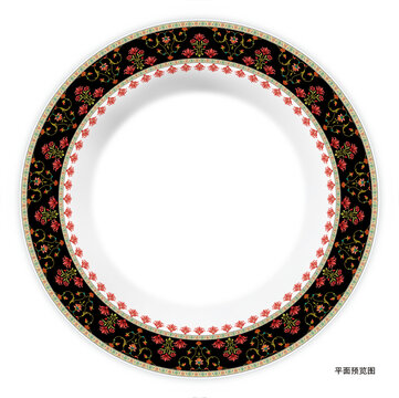 餐具花面