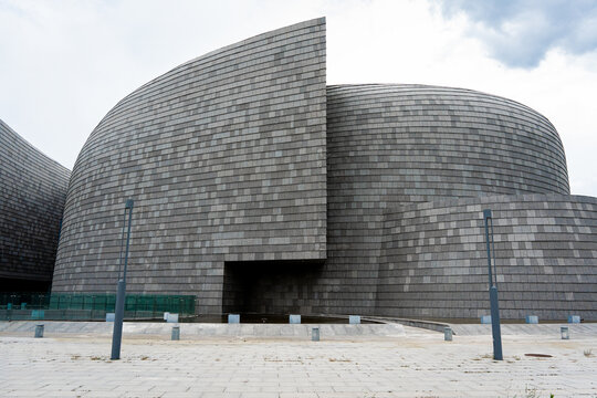 山西省大同市博物館正面建筑圖