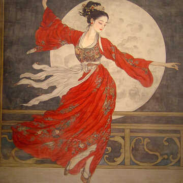 嫦娥奔月圖