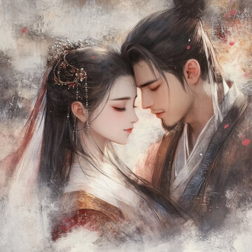 古風(fēng)美女古風(fēng)情侶