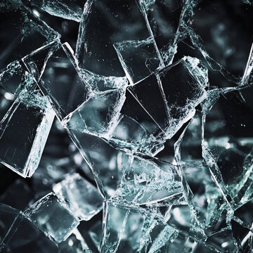 破碎的玻璃紋