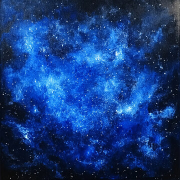 藍(lán)色星空裝飾