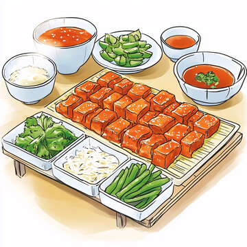 鹵豆干