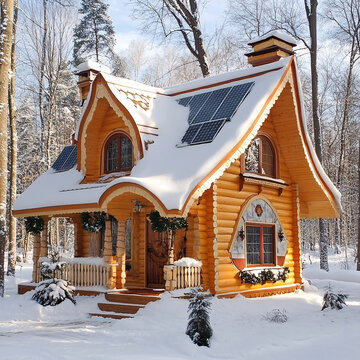 木房子雪景