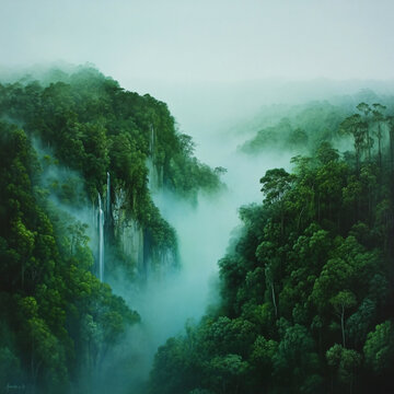 熱帶雨林風(fēng)光仙境
