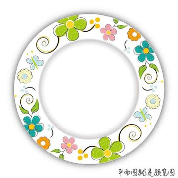 餐具花面