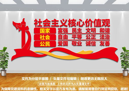 核心價值觀文化墻