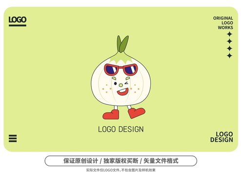 原創卡通洋蔥頭logo