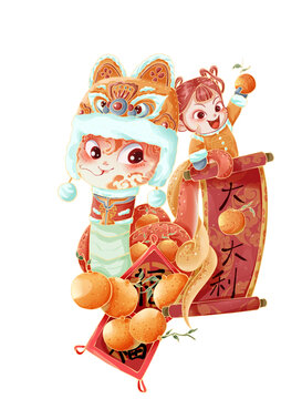 2025蛇年原創(chuàng)插畫元素