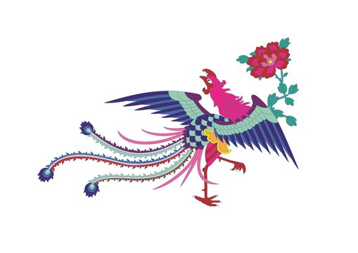 矢量傳統(tǒng)鳳紋鳳凰