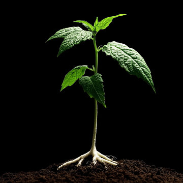 頑強的植物幼苗