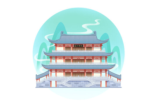 長沙杜甫江閣