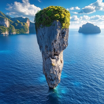 3d懸浮小島
