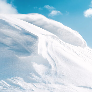 雪山光影