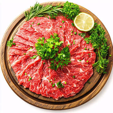 圓形鮮牛肉