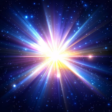 星空宇宙射線