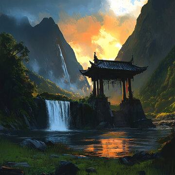風(fēng)景厚涂