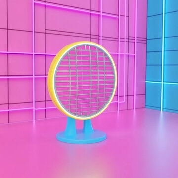 霓虹燈展臺