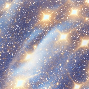 藍(lán)橙色星空背景