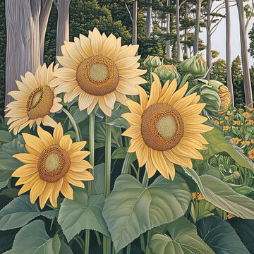 高清太陽花向日葵