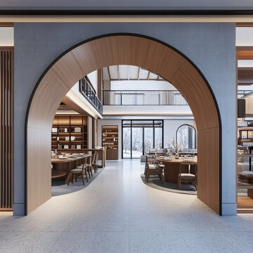 閱讀室閱覽室中式茶館