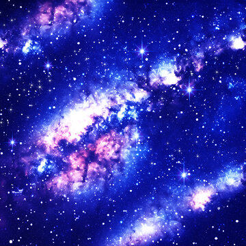 正方形星空圖