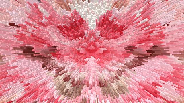 花開富貴抽象畫