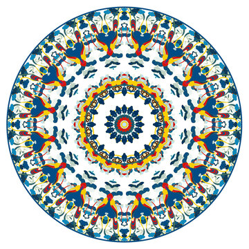復(fù)古民族風(fēng)花紋圖案