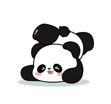 熊貓貼紙杯子圖案