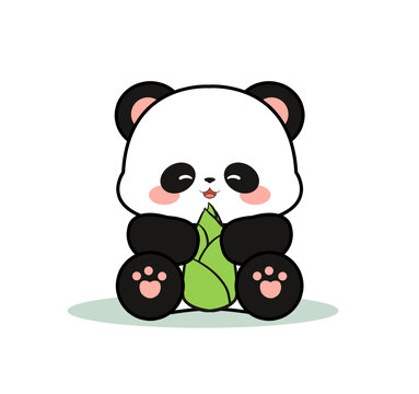 卡通熊貓冰箱貼