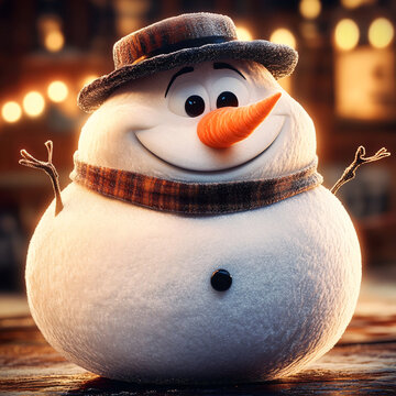 3d雪人