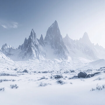 雪山大場景