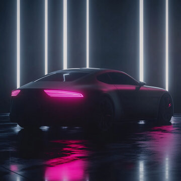 發(fā)光的車酷炫車