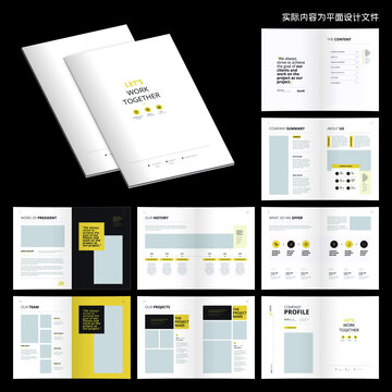 企業(yè)宣傳畫冊ID設(shè)計(jì)模板