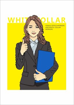 辦公職業(yè)女性女職員白領(lǐng)