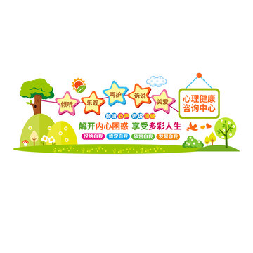 心理教育文化墻