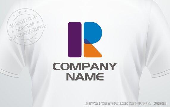 R設(shè)計(jì)logo首字母R標(biāo)志
