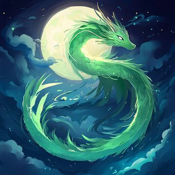 國潮風(fēng)青龍