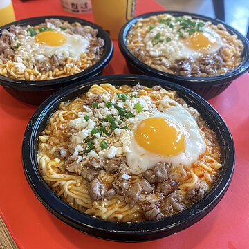 蛋碎牛肉撈面